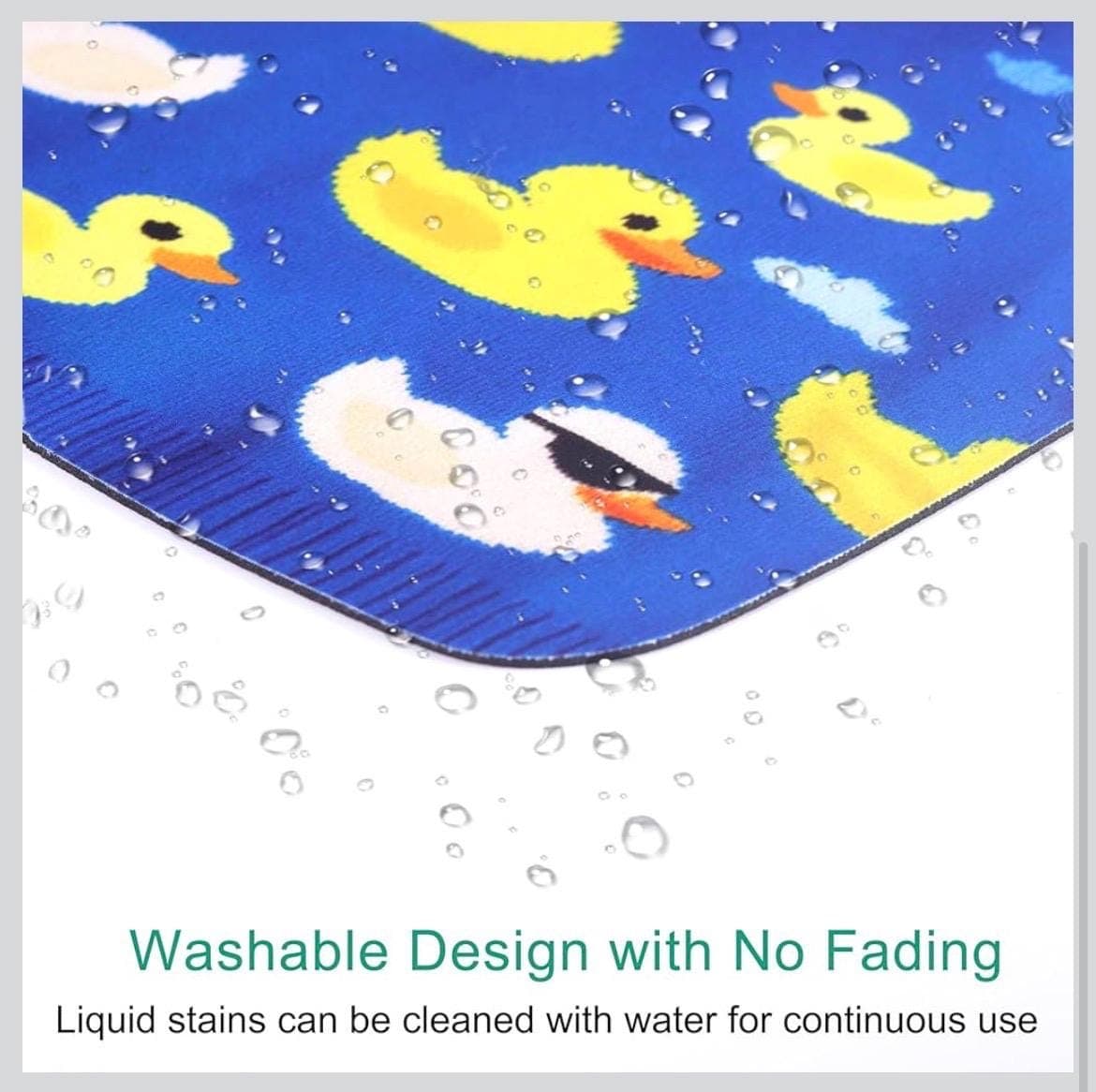 Cute Duck Sweater Mouse pad, Wireless Mouse Desktop Accessory, Non Slip Rubber Base Travel Mouse pad, Suitable for Desktop, Computer, Laptop - Thumbnail 4