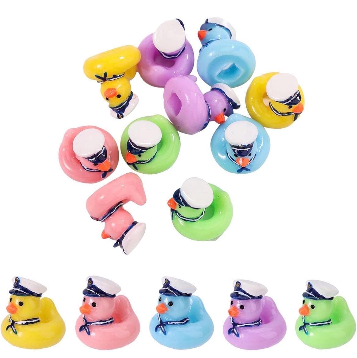 Mini Captain Duck Floaties Set of 5, Cruise & Jeep Ducks - Thumbnail 6