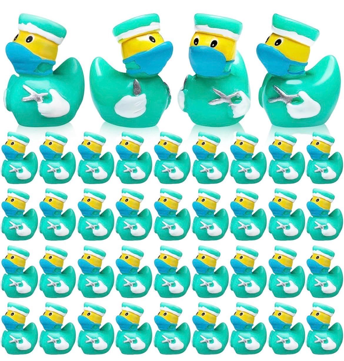 5pc Mini Doctor Resin Ducks, Resin Rubber Duck Set, Medical Ducks, Healthcare Gift, Party Favors, Jeep Ducks, Cruise Ducks - Thumbnail 5