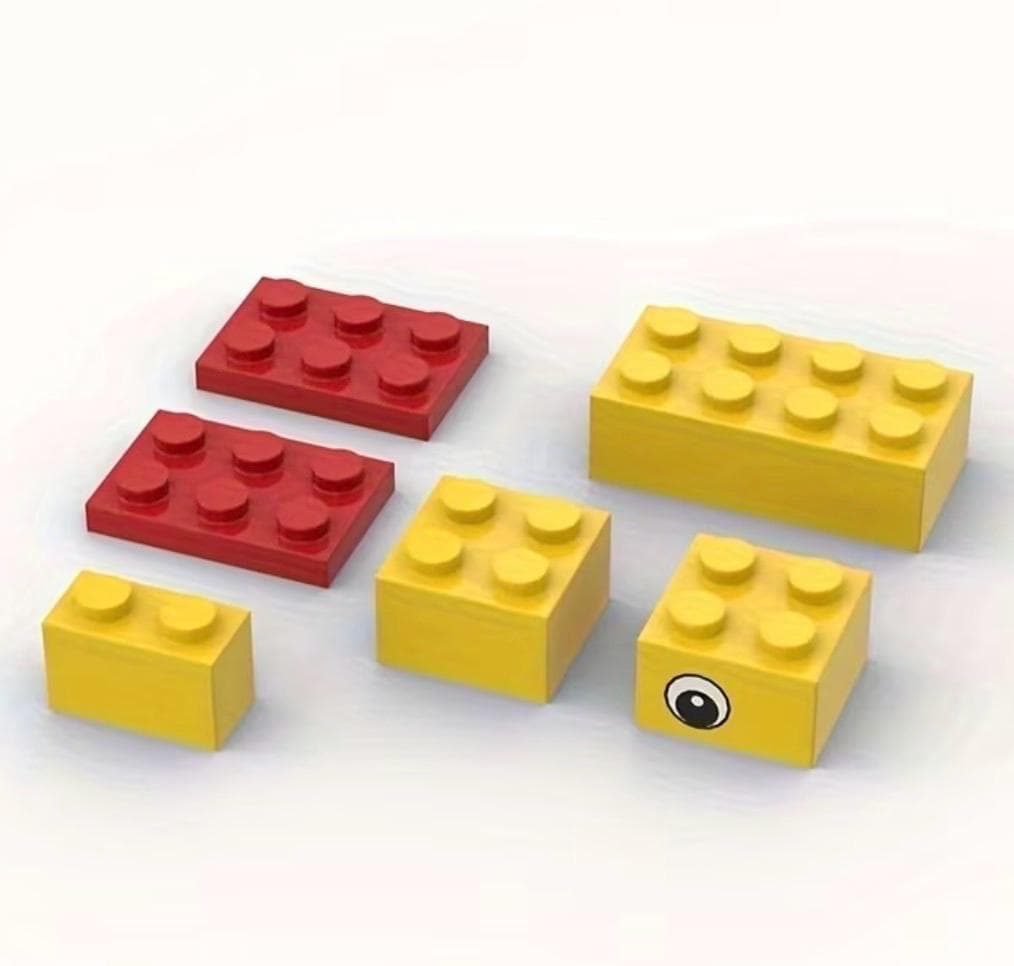 Mini Duck Building Block Set – DIY Toy, Ages 6+ – Creative Animal Puzzle Kit - Thumbnail 3