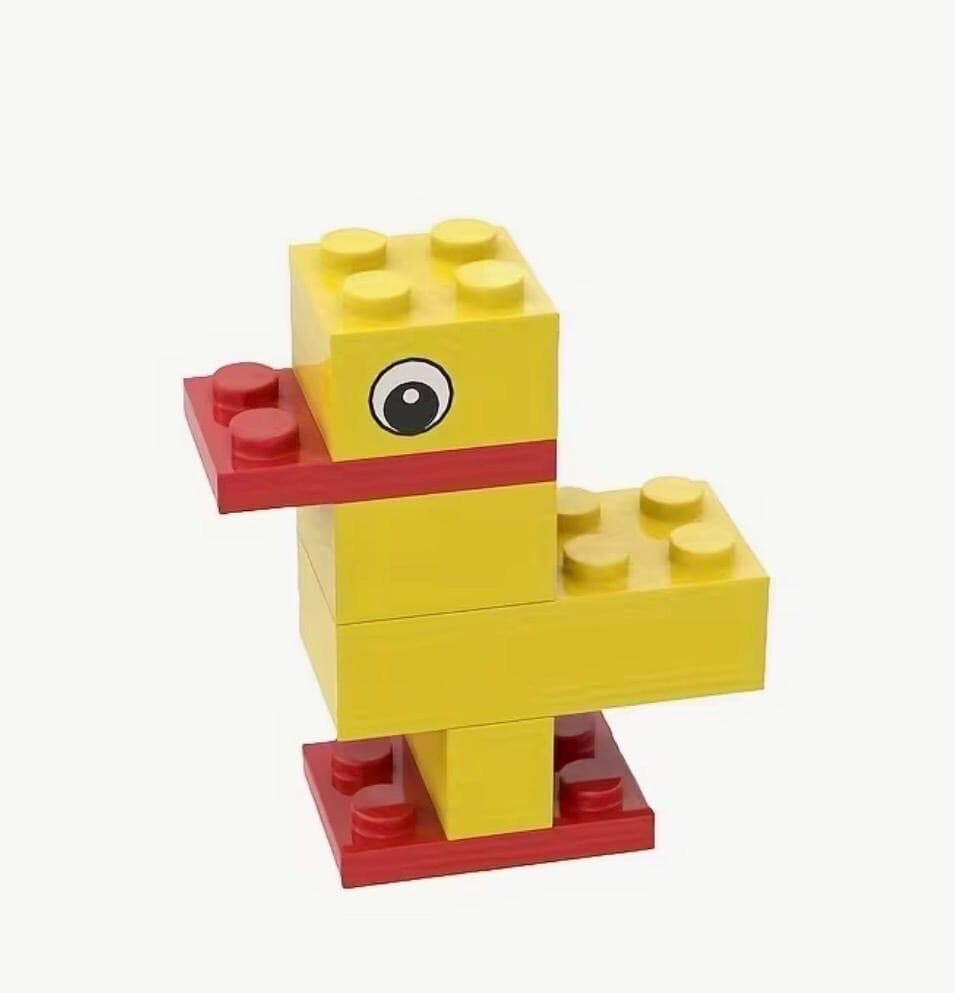Mini Duck Building Block Set – DIY Toy, Ages 6+ – Creative Animal Puzzle Kit - Thumbnail 4