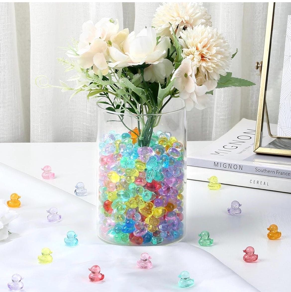 20 PCS Mini Resin Ducks – Colorful Random Mix for Crafts, Jeep, Cruise (0.94in) - Thumbnail 3