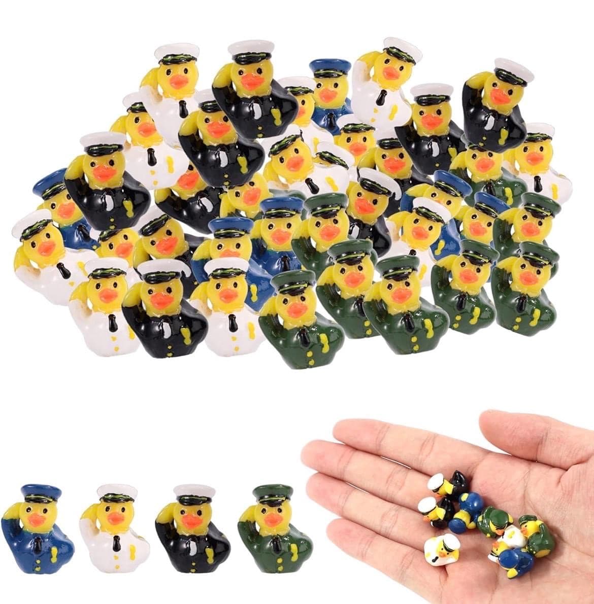 Veteran Tribute Mini Duck Set – 8 Piece Hand-Painted Resin Military Ducks - Thumbnail 5