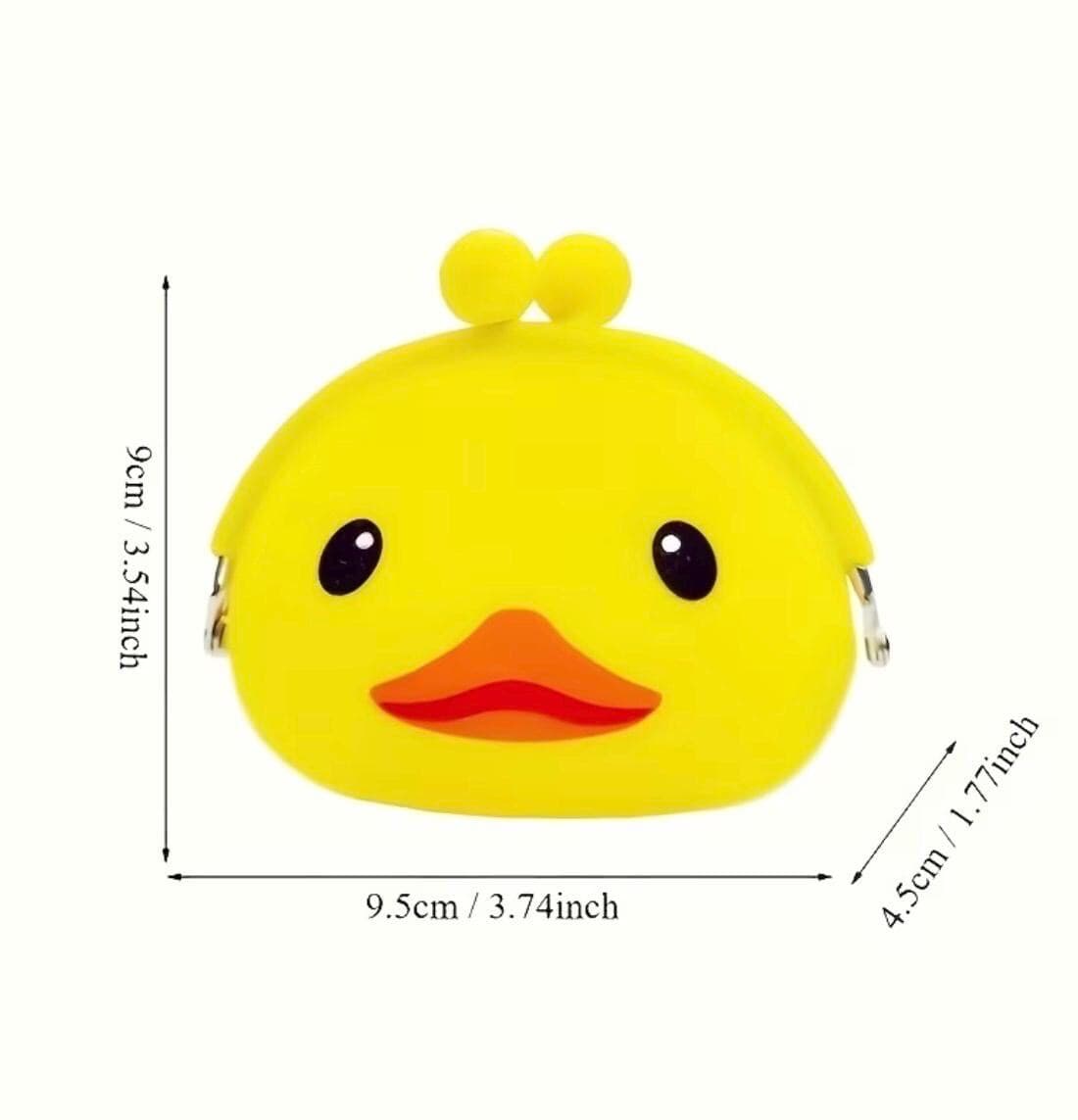 Duck Coin Purse | Kiss Lock Pouch, Travel Accessory, Kawaii Bag - Thumbnail 2