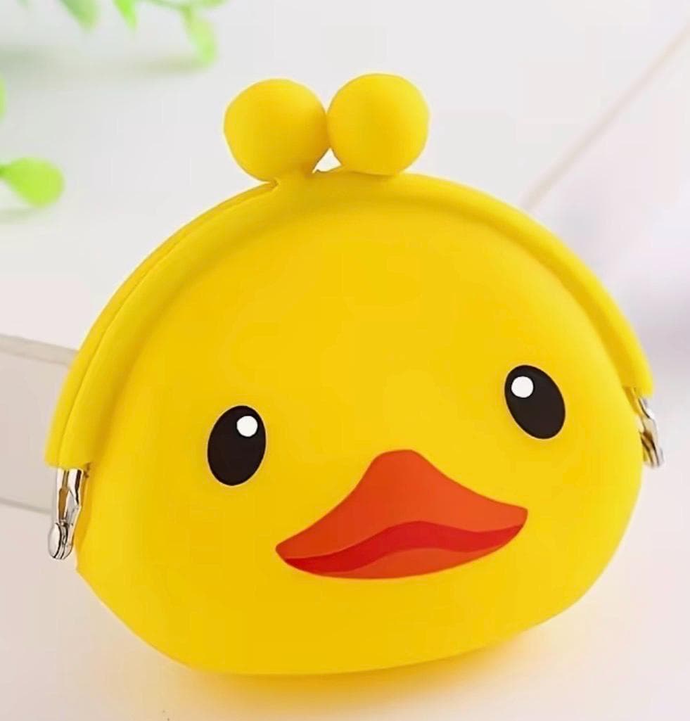 Duck Coin Purse | Kiss Lock Pouch, Travel Accessory, Kawaii Bag - Thumbnail 3
