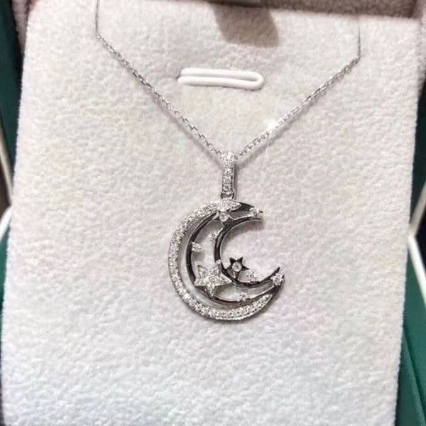 The Celestial Pendant Necklace in 925 silver - Thumbnail 2
