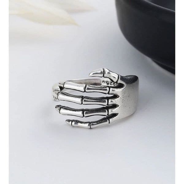 The Skeleton Ring in 925 - Thumbnail 2
