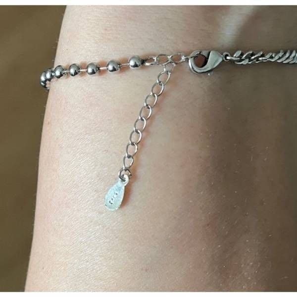 The Dainty Dangle chain bracelet. Lobster clasp - Thumbnail 6