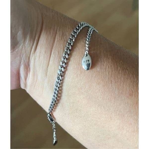 The Dainty Dangle chain bracelet. Lobster clasp - Thumbnail 4