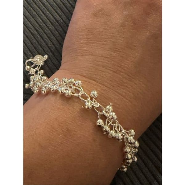 The Blingy Chain Bracelet in 925 sterling silver - Thumbnail 4