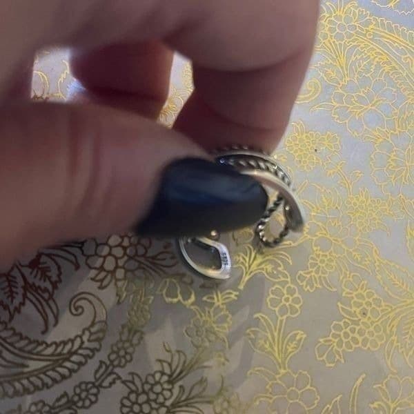 The Multimedia Stack Ring in silver - Thumbnail 3