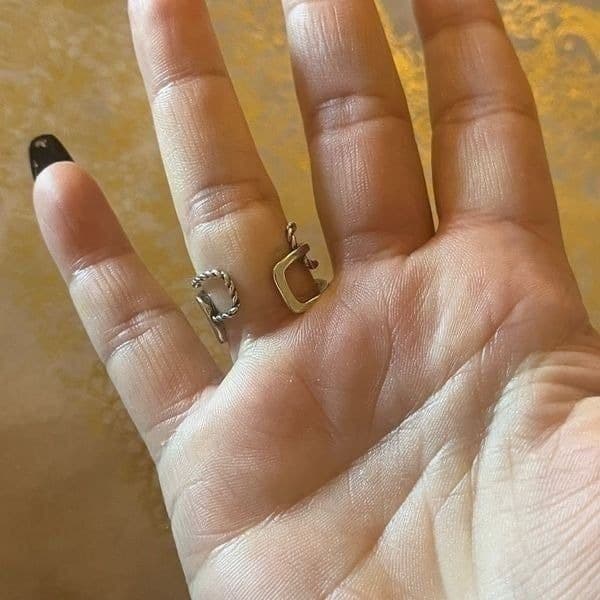 The Multimedia Stack Ring in silver - Thumbnail 7