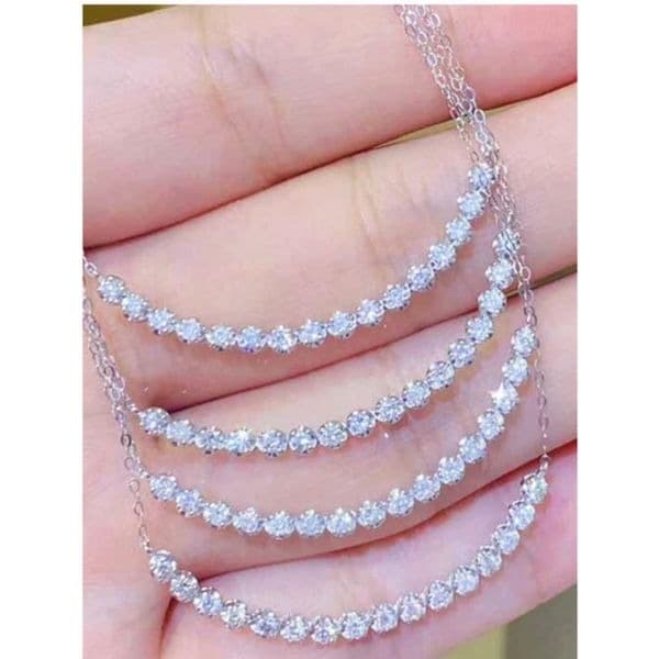 Gorgeous lab created stones in beautiful sterling silver setting. - Thumbnail 5