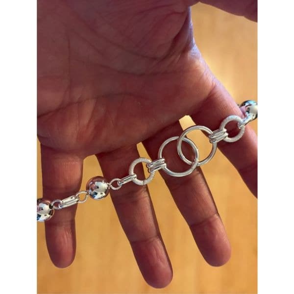 The Multi Sphere bracelet in 925 sterling silver - Thumbnail 7