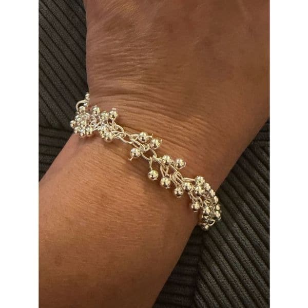 The Blingy Chain Bracelet in 925 sterling silver - Thumbnail 2