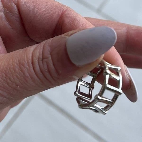 The Program Ring adjustable in 14k yellow gold over 925 silver - Thumbnail 2