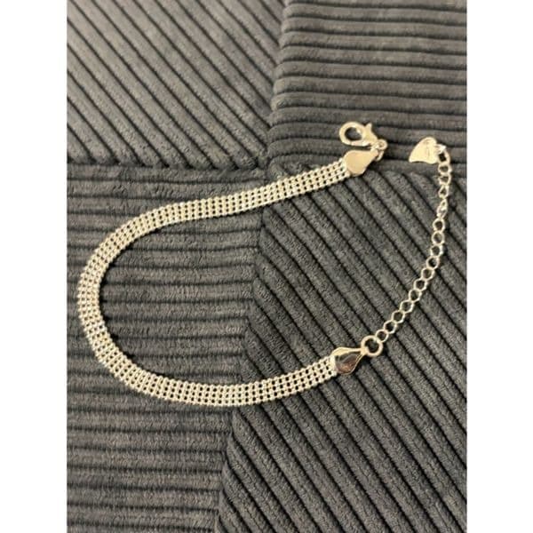 The 4 row silver beaded bracelet stamped 925 - Thumbnail 3