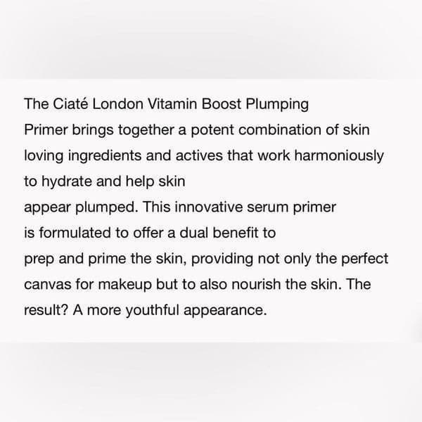 Ciate vitamin boost plumping primer BRAND NEW IN BOX - Thumbnail 8