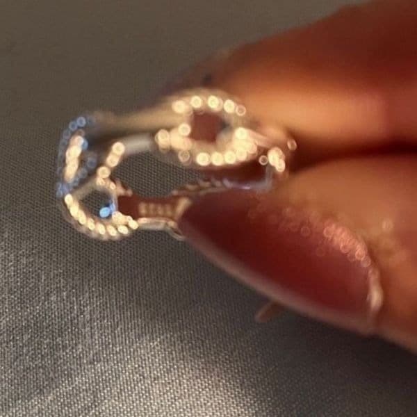 The Braided Link Ring in 925 silver - Thumbnail 5