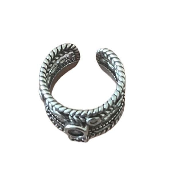The boho band ring in antiqued 925 silver - Thumbnail 6