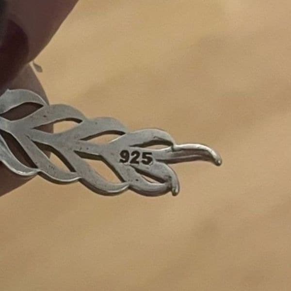 The Braided Cuff Bracelet adjustable, in 925 silver. - Thumbnail 4