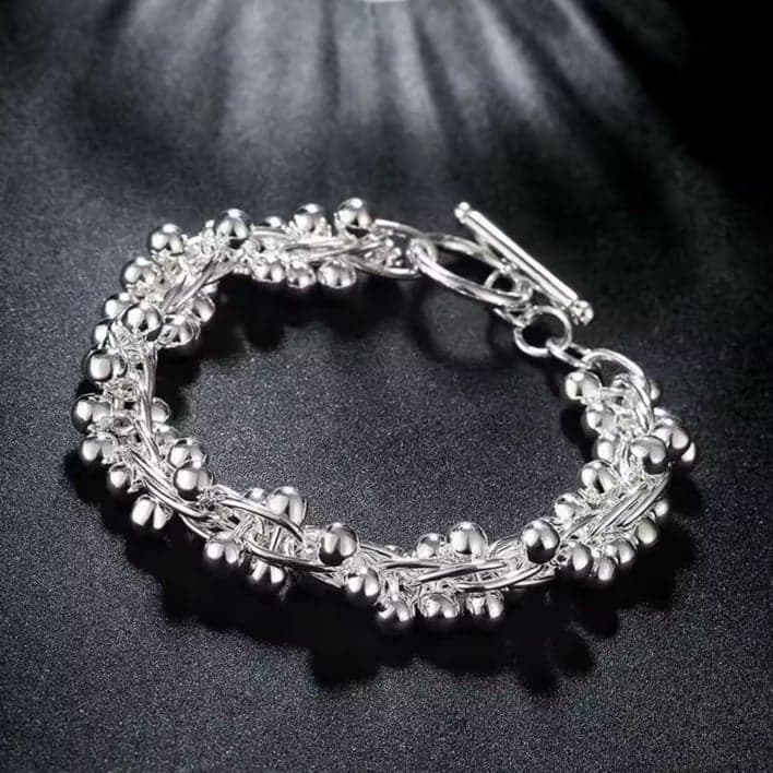 The Chunky Link bracelet in sterling silver 925 - Thumbnail 3