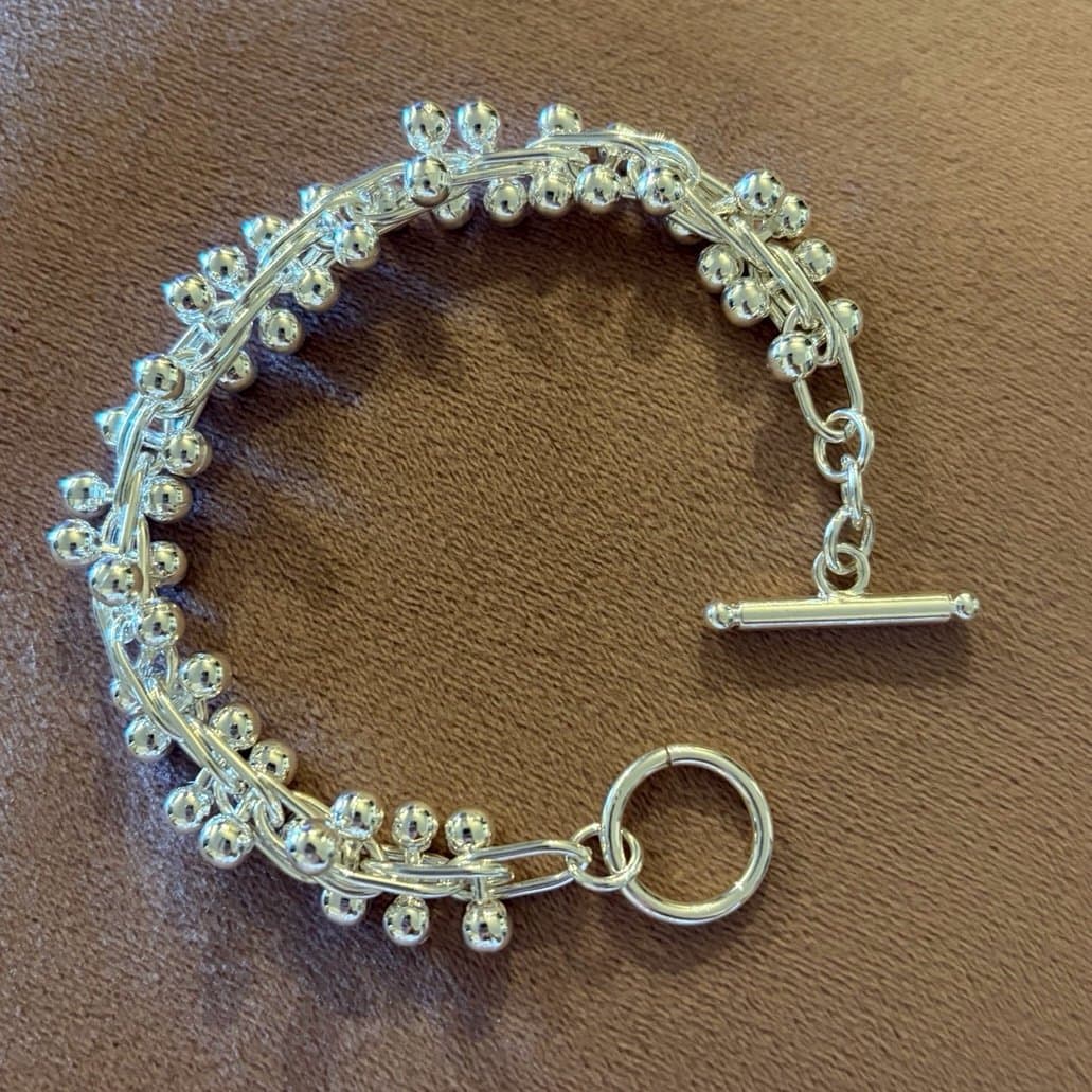 The Chunky Link bracelet in sterling silver 925 - Thumbnail 10