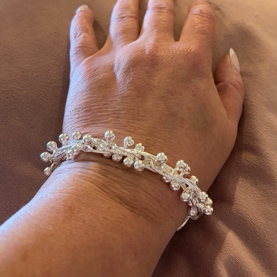 The Chunky Link bracelet in sterling silver 925 - Thumbnail 7