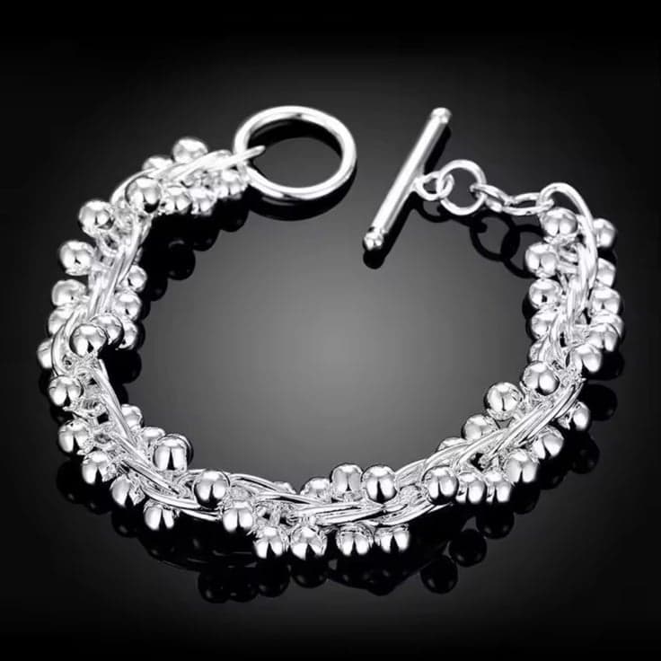 The Chunky Link bracelet in sterling silver 925 - Thumbnail 2