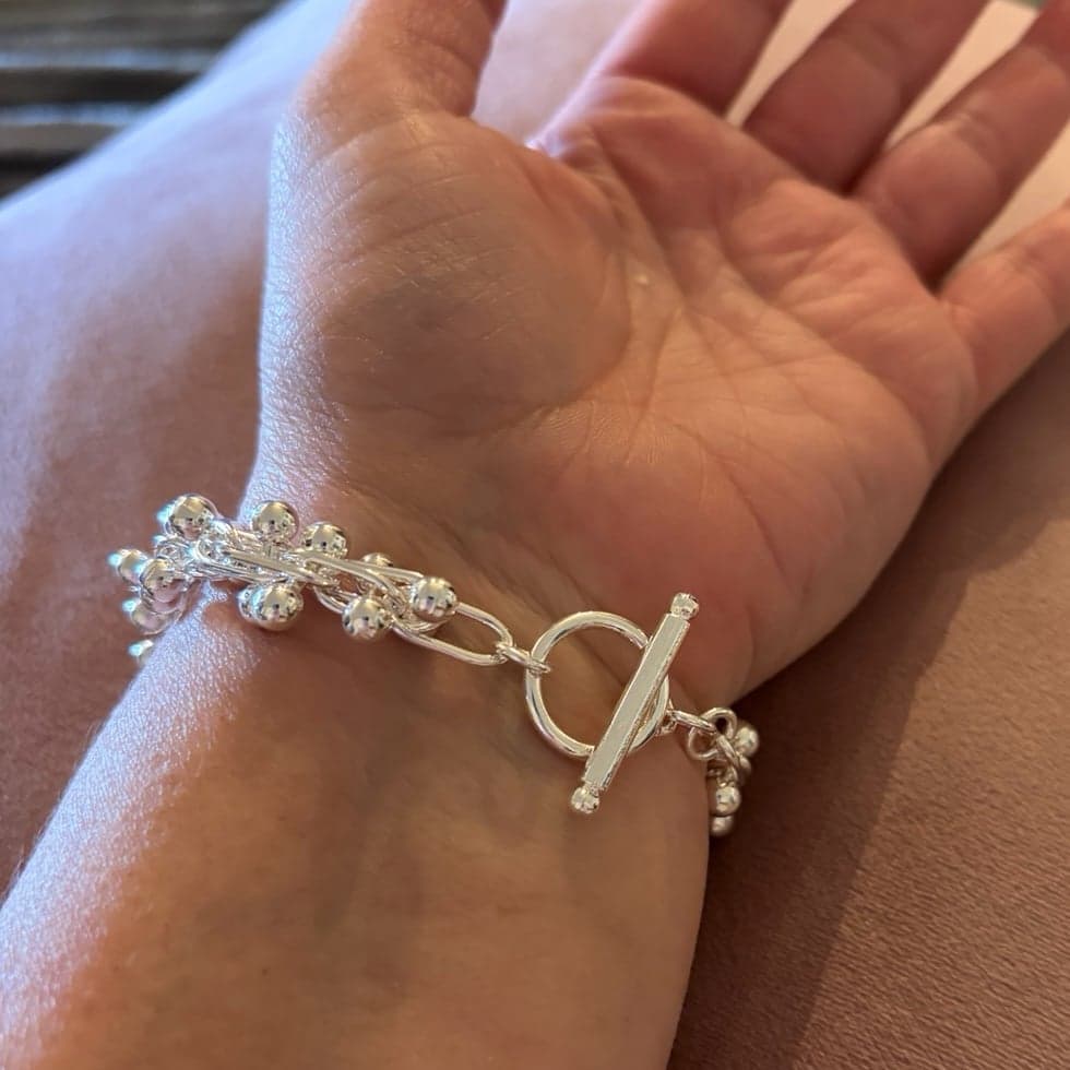 The Chunky Link bracelet in sterling silver 925 - Thumbnail 6