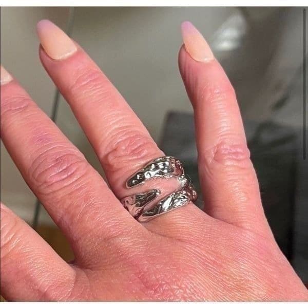 The Jurassic Ring in 925 silver, adjustable - Thumbnail 2