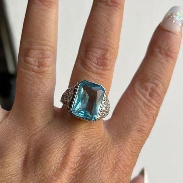 The Neptune Ring in 925 size 8 - Image 1