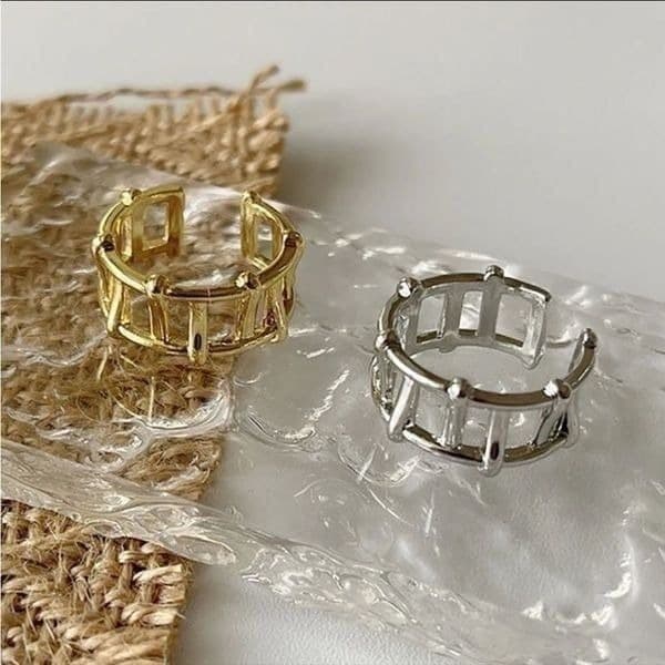 The Program Ring adjustable in 14k yellow gold over 925 silver - Thumbnail 4