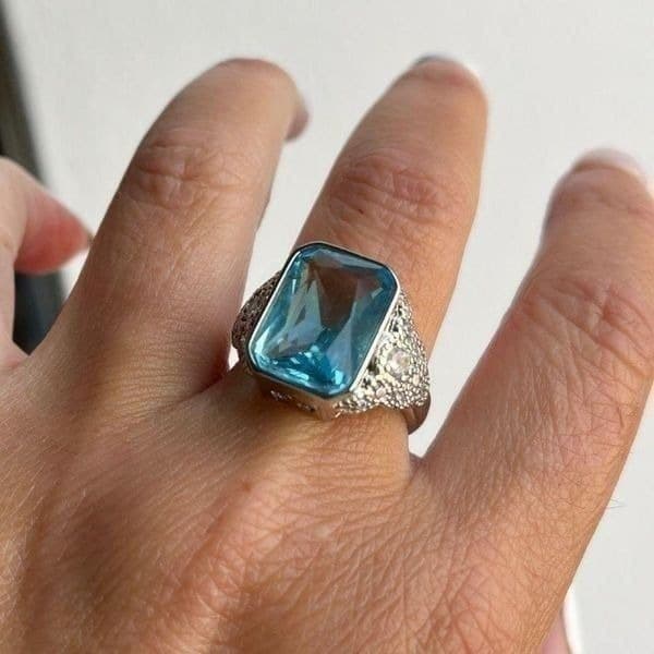 The Neptune Ring in 925 size 8 - Thumbnail 2