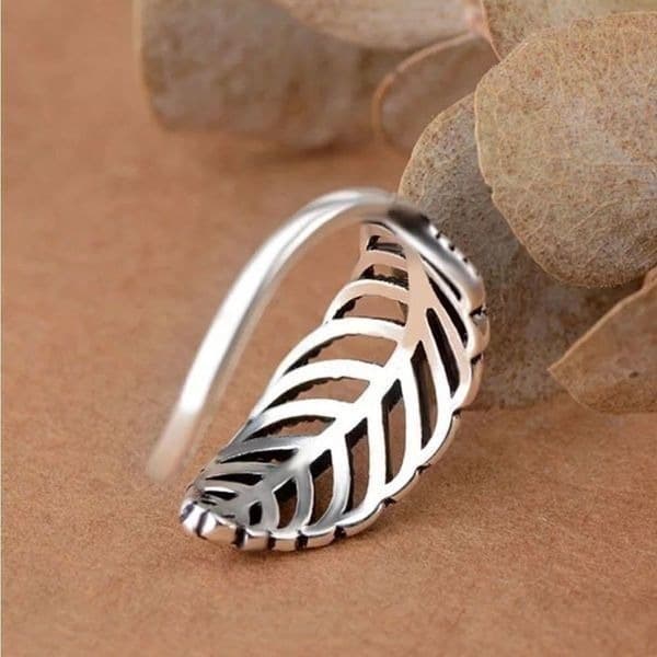 Last one!! The Autumn Leaf Ring in 925 silver - Thumbnail 4