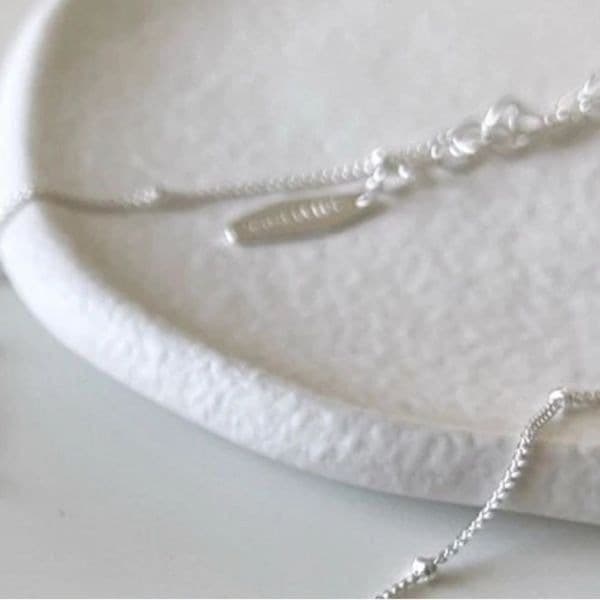The Trio Ring Pendant Necklace in 925 silver - Thumbnail 6