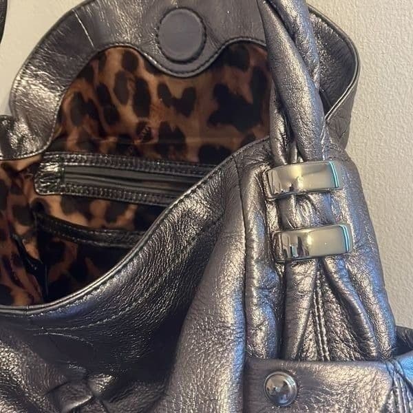 B MAKOWSKY Silver Slouch Shoulder Bag - Thumbnail 11