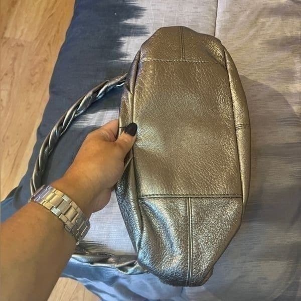 B MAKOWSKY Silver Slouch Shoulder Bag - Thumbnail 10