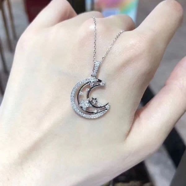 The Celestial Pendant Necklace in 925 silver - Thumbnail 2