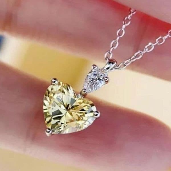 The Sun Shine pendant necklace in 925 and cubic zirconia - Thumbnail 2