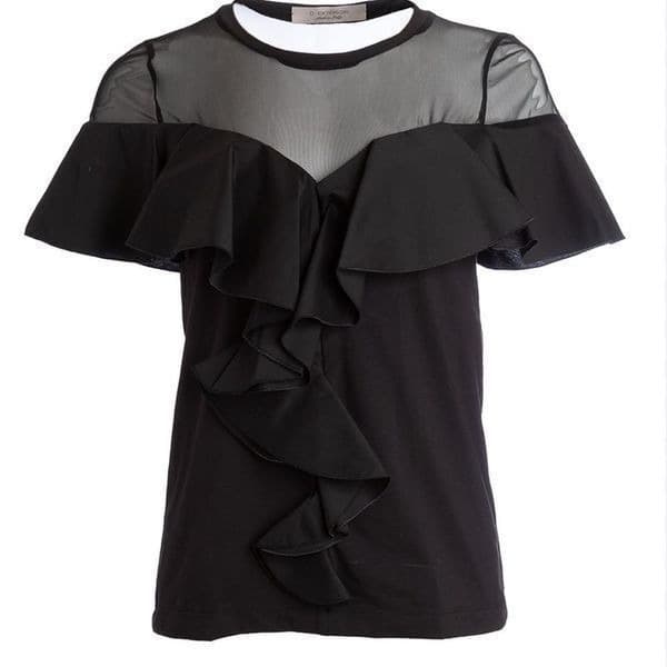 D. EXTERIOR SHEAR T-SHIRT black sz XL - Image 1
