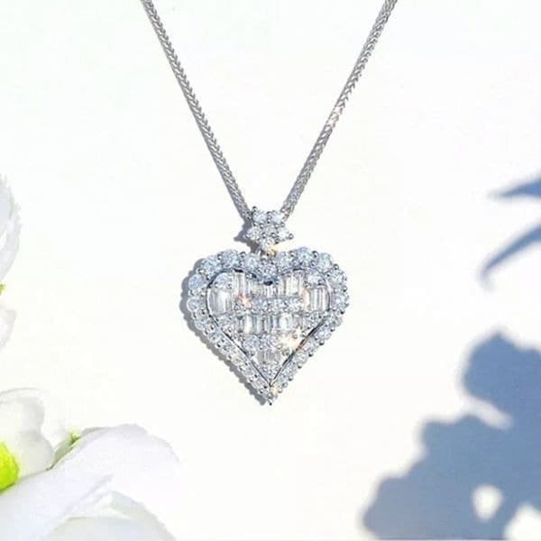Heart Of The Deal 925 Silver Pendant - Thumbnail 6
