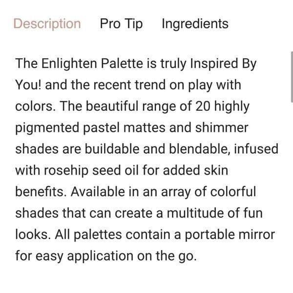 IBY BEAUTY Enlighten Eye Shadow Palette - Thumbnail 4