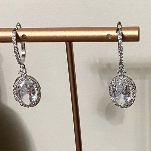 The Living Large Estate inspired round drop earrings 925 - Thumbnail 12