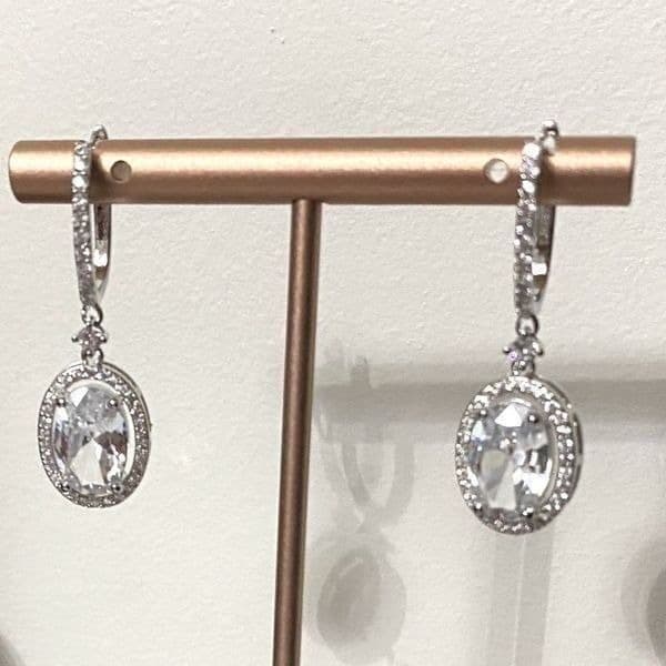The Living Large Estate inspired round drop earrings 925 - Thumbnail 10