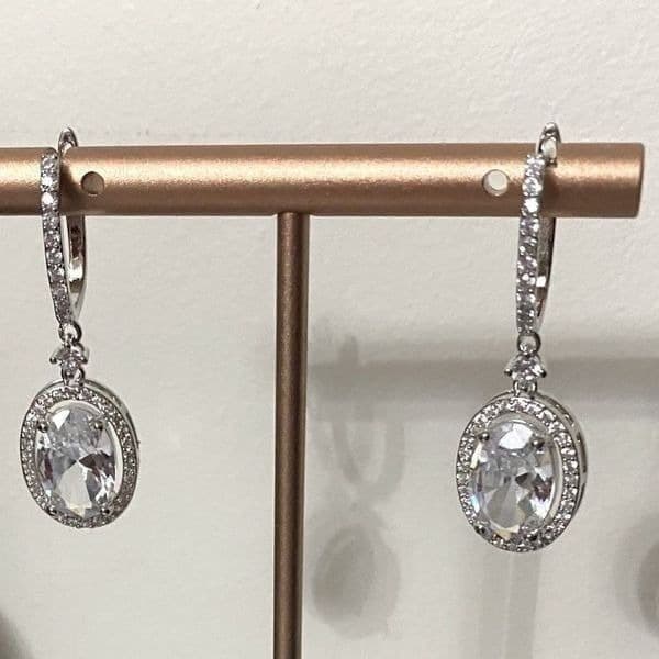 The Living Large Estate inspired round drop earrings 925 - Thumbnail 9