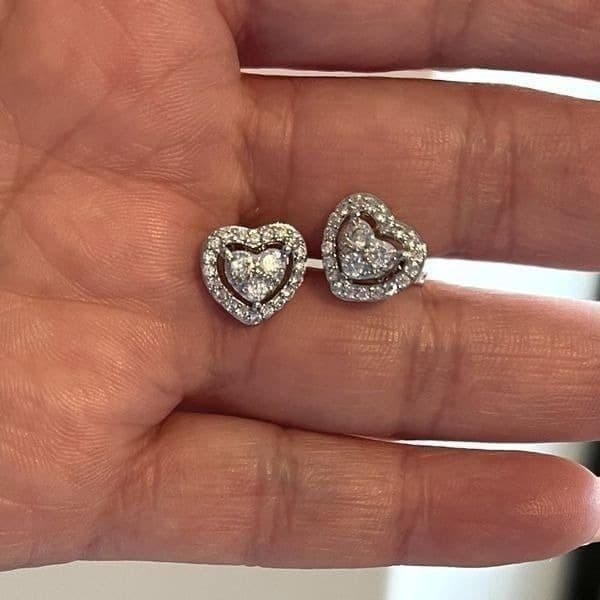 The Dainty Hearts stud 925 silver - Thumbnail 7
