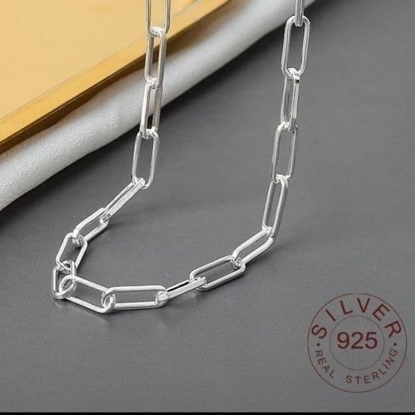 The Latest Obsession on trend chain link necklace 18” - Image 1