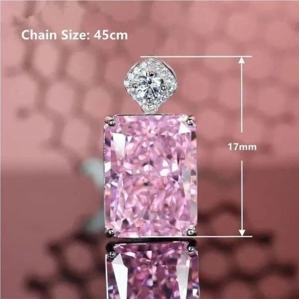 The Pink Panther pendant necklace in silver - Thumbnail 2