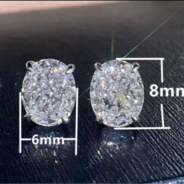 The Timeless Classic Yellow stud earrings in 925 and cubic zirconia - Thumbnail 3